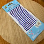 Cartela Adesiva Strass 5mm Azul Royal 266un