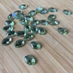 Chaton Oval 10x14 Verde Claro 10 unidades