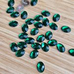 Chaton Oval 10x14 Verde Escuro 10 unidades