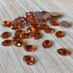 Chaton Oval 13x18 Laranja 10 unidades
