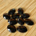 Chaton Oval 10x14 Preto 10 unidades