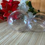 Bola Acrílica Transparente 7cm 10 unidades