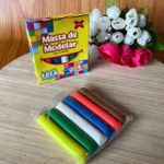 Massinha De Modelar Gatte Kids 65g com 6 cores sortidas