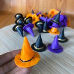 Chapeú Halloween 38x34mm 5 unidades sortido 