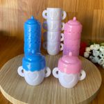 Baleiro Mini Mamadeira 5,5x8,5cm Rosa/Azul 10 unidades
