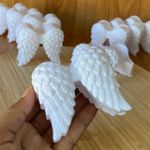 Baleiro Asa Branco 7cm 10 unidades