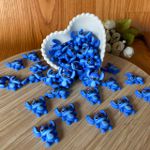 Pingente Resina Stitch Azul 3cm - 10 unidades