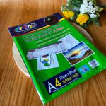 Papel Filme Laminação a frio Transparente Off Paper - 20 folhas 