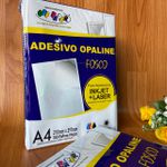Papel Adesivo Opaline A4 Fosco Off paper - 100 folhas 