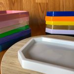 Bandeja Decorativa Lapidada 19x13cm Unidade