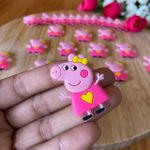 Aplique Emborrachado Peppa Pig Fada Pacote com 10 Unidades