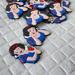 Aplique Emborrachado Branca de Neve Pacote com 10 unidades