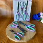Kit Princess 3 Tesouras De Titanio Cabo Soft
