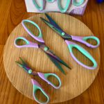 Kit Princess 3 Tesouras De Titanio Cabo Soft