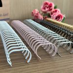 Wire-o Duplo Anel 2x1 A4 – 23 Anéis 7/8" (22,2mm) – Capacidade até 180 Folhas 75g