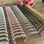 Wire-o Duplo Anel 2x1 A4 – 23 Anéis 5/8" (15,9mm) – Capacidade até 120 Folhas 75g