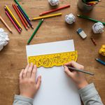  Régua de Madeira Decorada Harry Potter Leo&Leo - 15CM