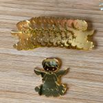 Aplique Espelhado Anjo Menino - 10 Unidade 4Cm