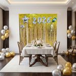 Kit Painel 2026 - 8 Peças (Prata/Ouro)