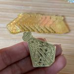 Aplique Espelhado Nossa Senhora Aparecida - 10 Unidades 4cm