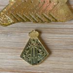 Aplique Espelhado Nossa Senhora Aparecida - 10 Unidades 4cm