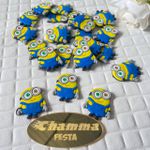 Aplique Emborrachado Minions 2,2x3,2cm - 10un