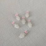 Aplique resina Coelho 5cm - pacote com 5 unidades