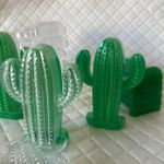 Baleiro Plásstico Cactus 6x9cm Verde 10un