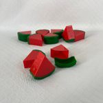 Baleiro mini melancia - pacote com 10 unidades