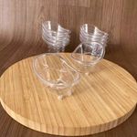 Mini Banheira Acrílica 9cm Cristal – Pacote com 10 Unidades