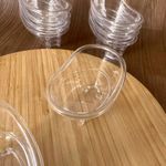 Mini Banheira Acrílica 9cm Cristal – Pacote com 10 Unidades