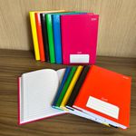Caderno Brochura Pequeno 1/4 com Pauta – 96 Folhas