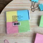 Mini Bloquinho Cole e Anote - 4 Cores Sortidas