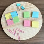 Mini Bloquinho Cole e Anote - 4 Cores Sortidas