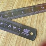 Régua Inox Princess 30cm Unidade 