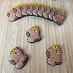 Emborrachado Cabeça Capivara 3,5cm - 10 unidades
