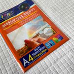 Papel Vinil Filme Adesivo Brilho Off paper 120g 10 folhas