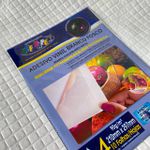 Papel Vinil Filme Adesivo Branco Matte Off paper 90g 10 folhas 