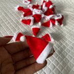 Mini Gorro Natal Vermelho 6x5cm 5un