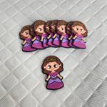 Aplique Emborrachado Princesa Sofia 4x2,7cm - 10 unidades