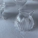 Bomboniere plástico com pé transparente 5,4x7cm 12un 