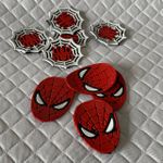 Kit Emb. Homen Aranha cabeça/teia 10un sortido.