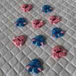 Aplique Emb. Baby Stitch e Angel 3cm 10un sortido.