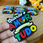 Emborrachado frase autismo 5 cm 10 unidades