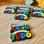 Emborrachado frase autismo 5 cm 10 unidades