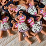 Emborrachado Moana Corpo 5cm 10 unidades