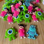 Aplique Emborrachado Monstros S.A 4cm - 10 unidades