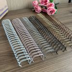 Wire-o Duplo Anel 2x1 A4 – 23 Anéis 1" (25,4mm) – Capacidade até 200 Folhas 75g