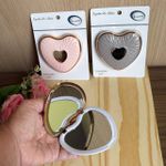 Espelho de Bolso Coração Interponte - Tam. 3,6 cm