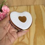 Espelho de Bolso Coração Interponte - Tam. 3,6 cm